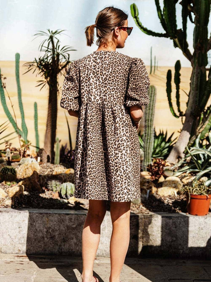(SOLD OUT) Freya Dress Leopard