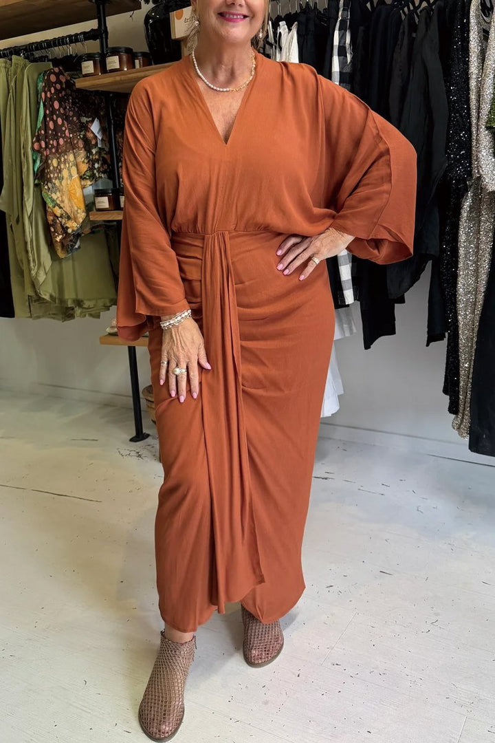 Women's Solid Relaxed Maxi Dress