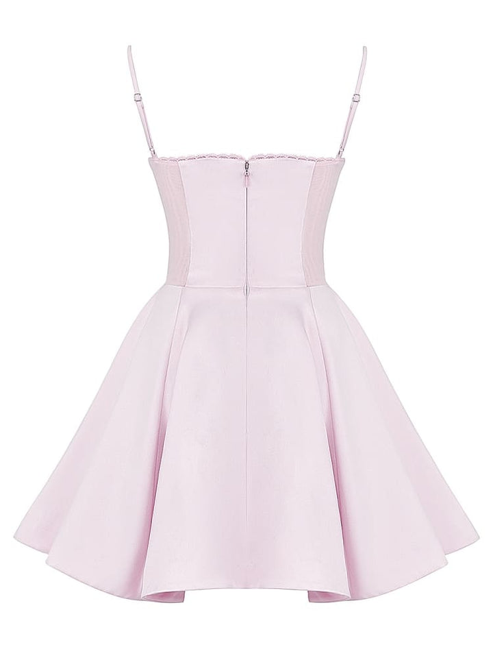 Ballerina Pink Tulle Mini Dress